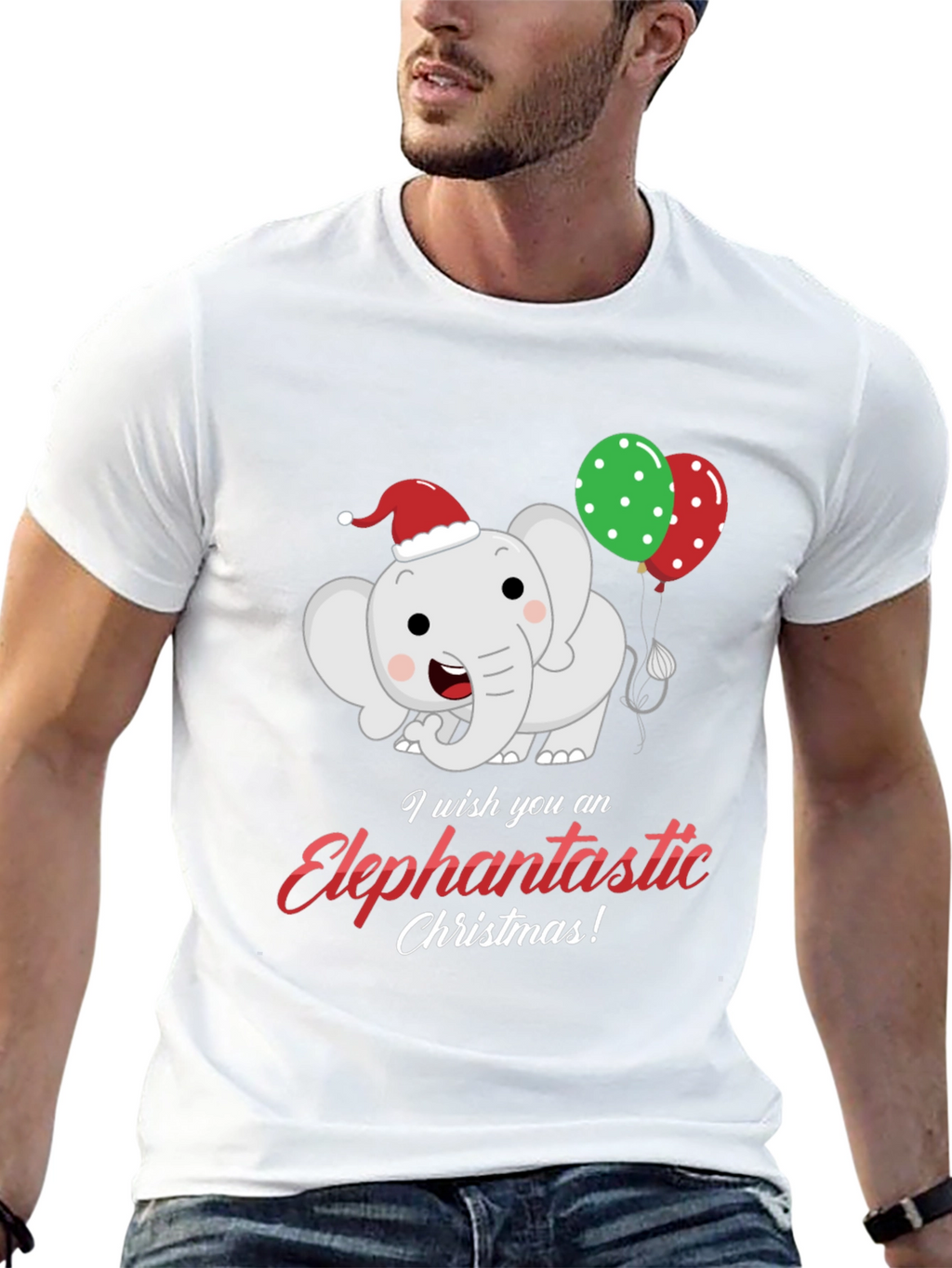 Elephantastic Christmas Graphic Tee