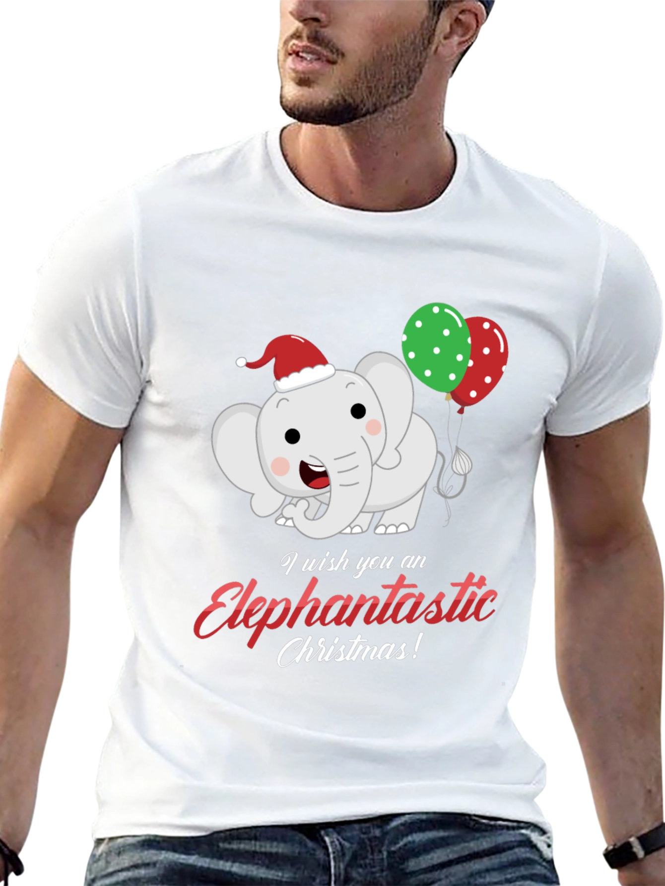Elephantastic Christmas Graphic Tee