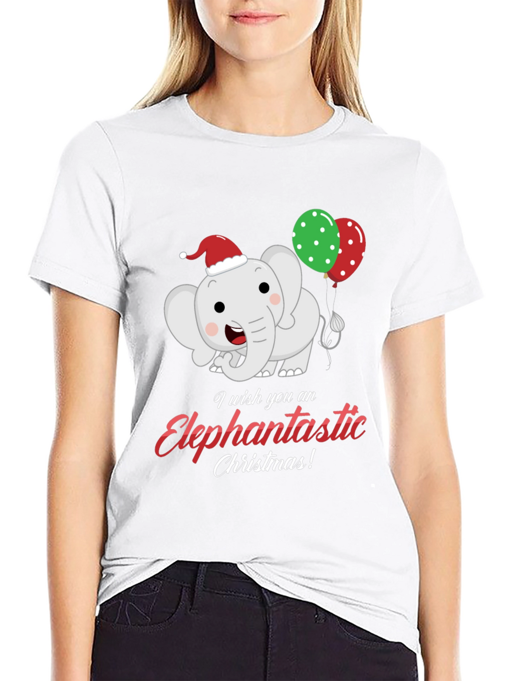 Elephantastic Christmas Graphic Tee