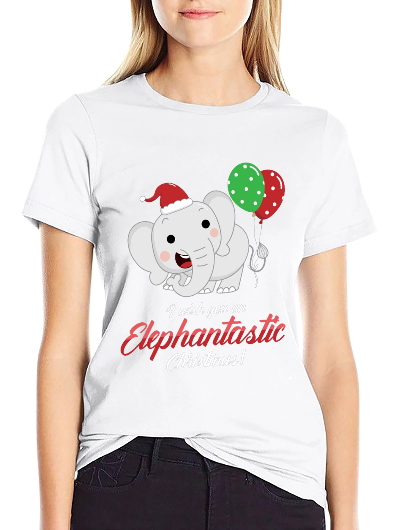 Elephantastic Christmas Graphic Tee