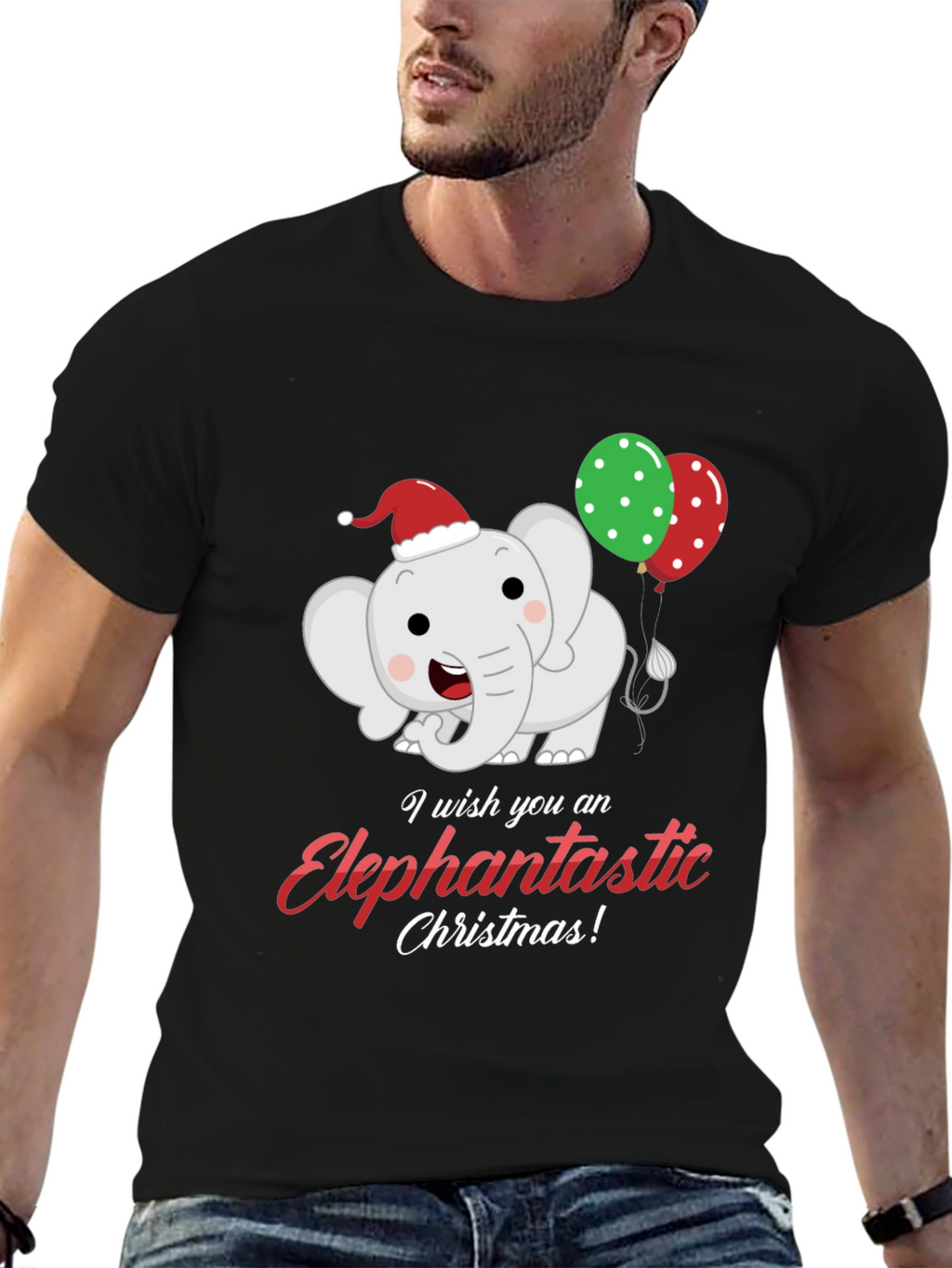 Elephantastic Christmas Graphic Tee