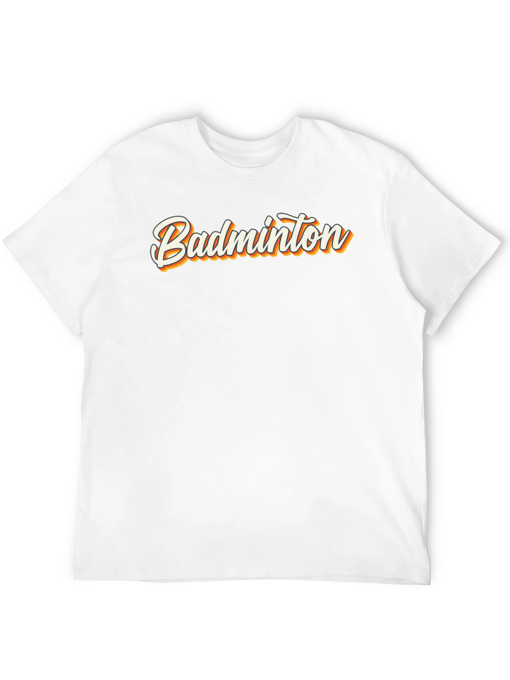 Retro Badminton T-Shirt - Classic Style