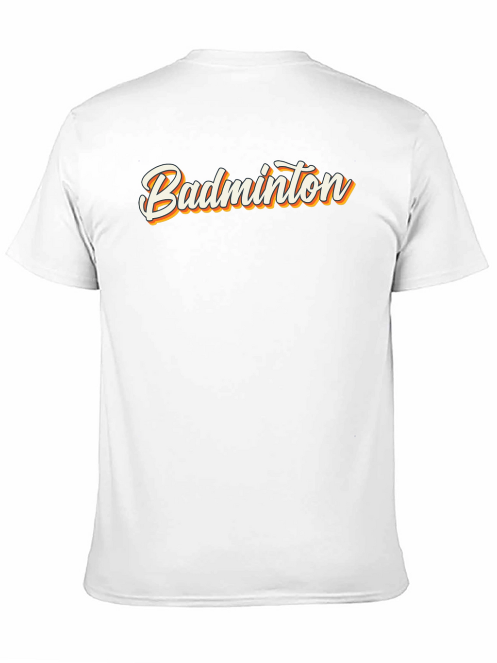 Retro Badminton T-Shirt - Classic Style