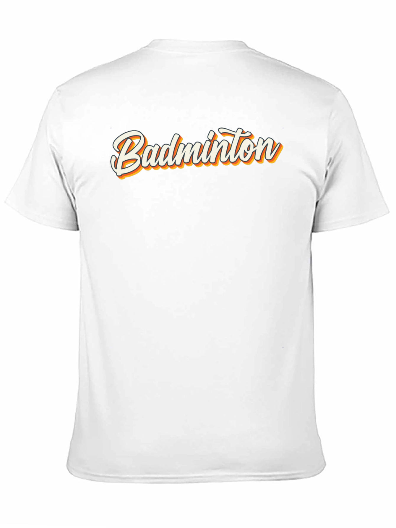 Retro Badminton T-Shirt - Classic Style