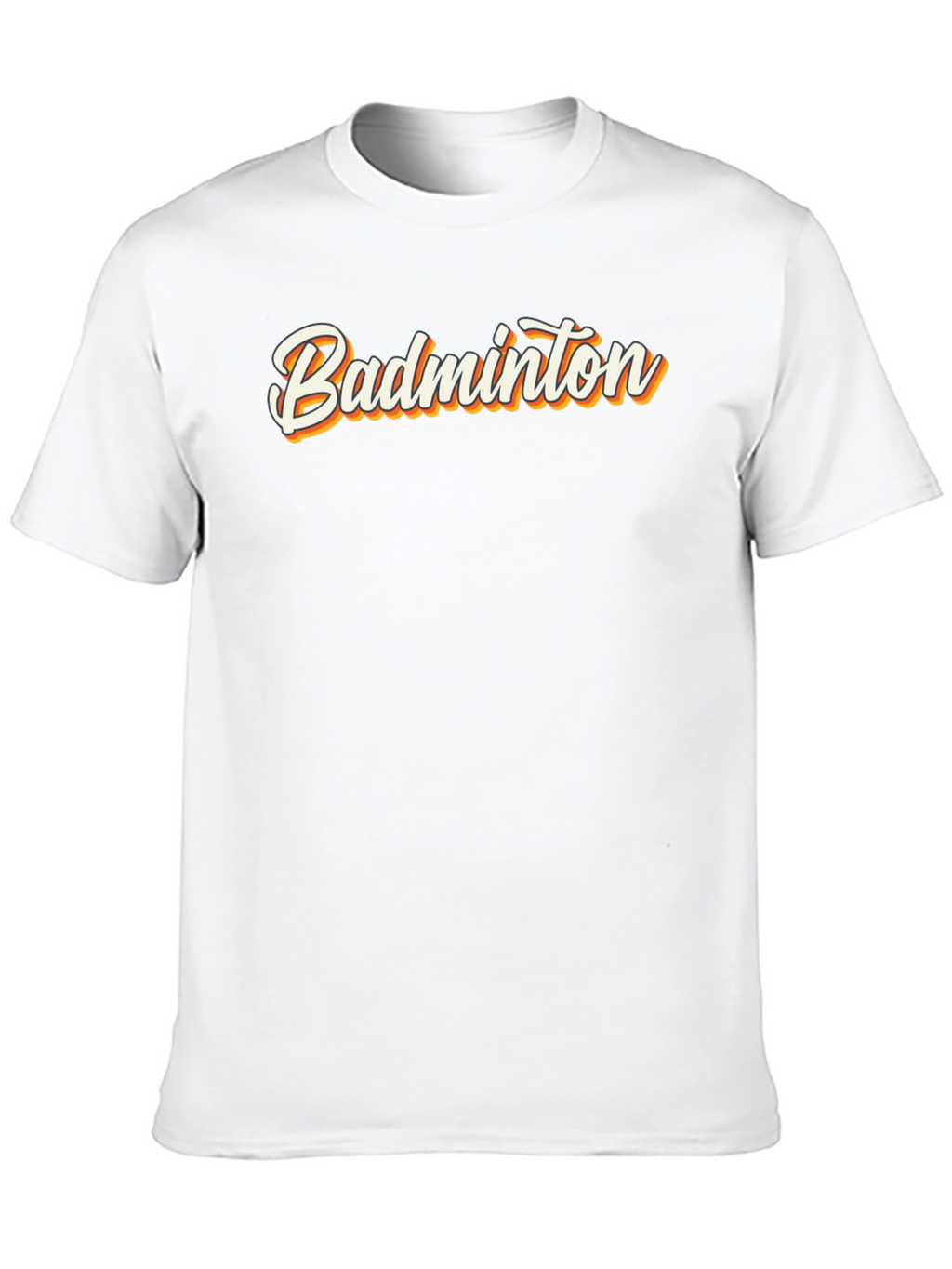 Retro Badminton T-Shirt - Classic Style