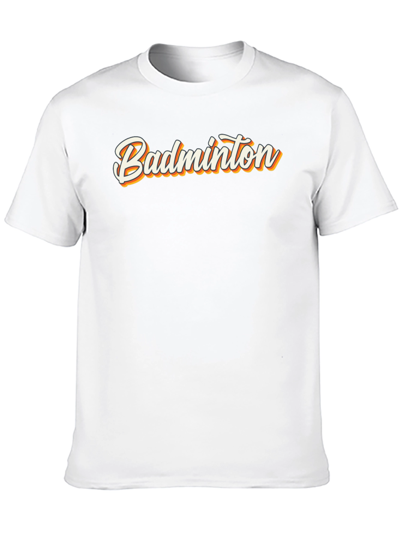 Retro Badminton T-Shirt - Classic Style