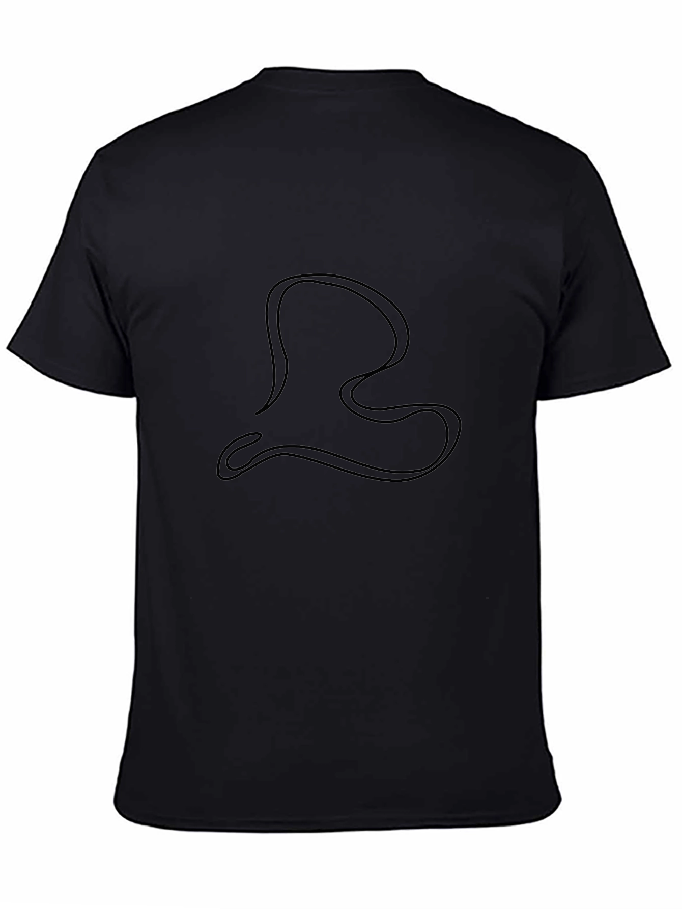 Abstract Line Art Tee - Modern Minimalist Design