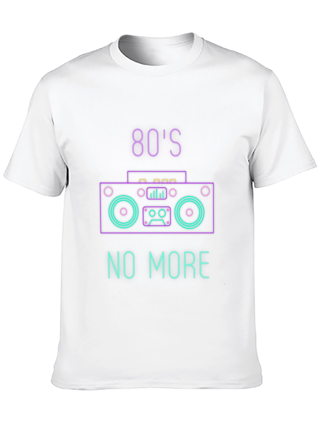 80s No More Neon Graphic T-Shirt