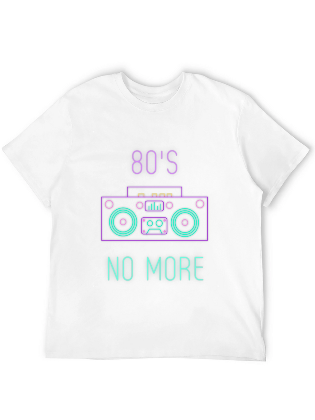 80s No More Neon Graphic T-Shirt