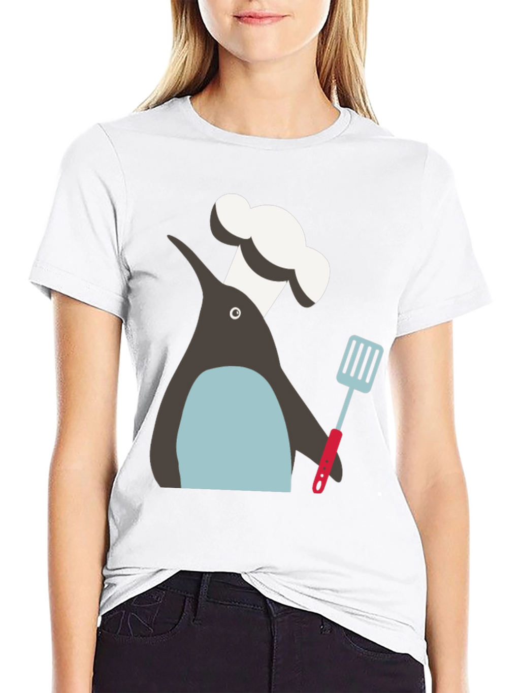 Chef Penguin Graphic Tee - Quirky Cook T-Shirt