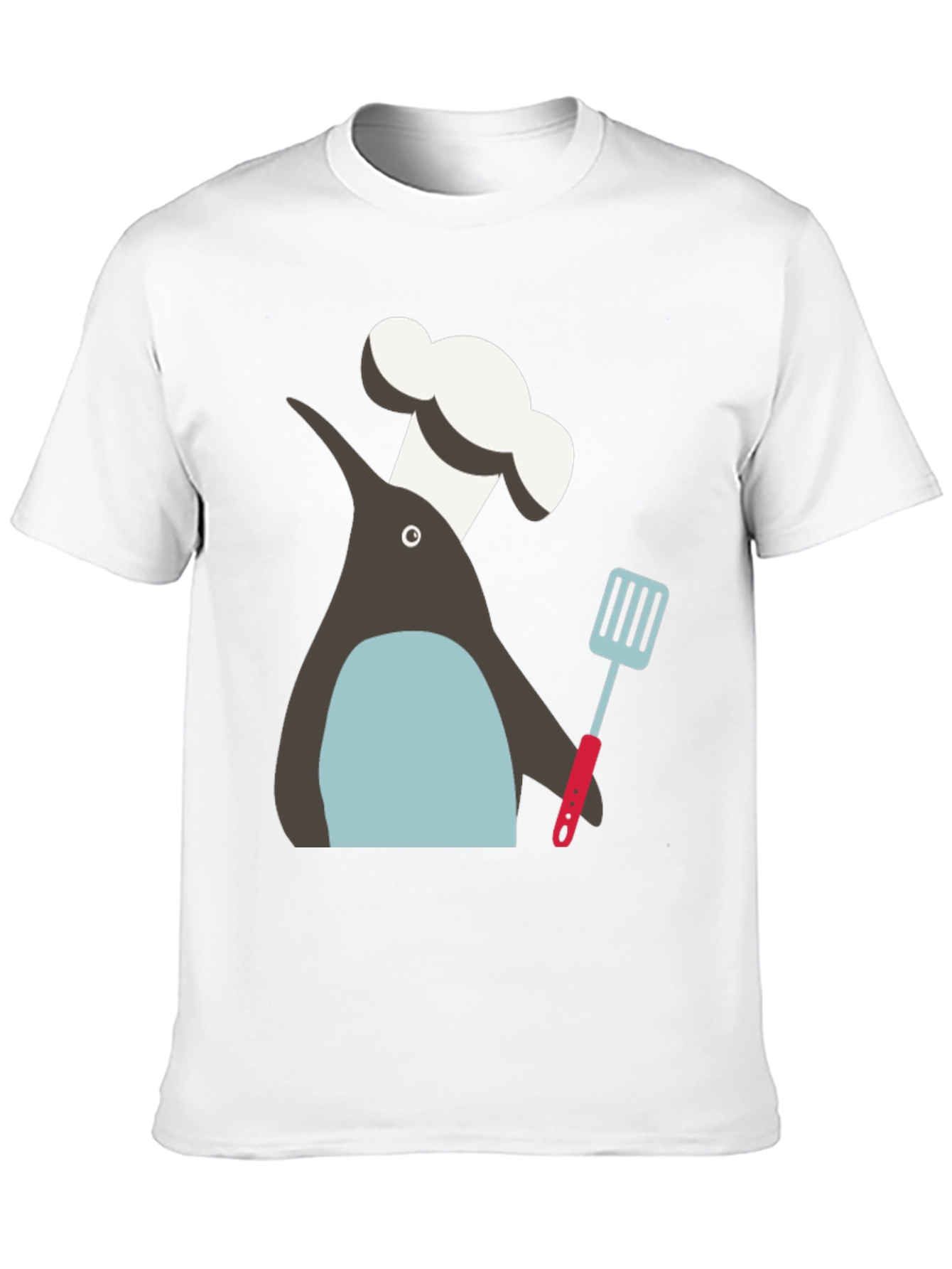 Chef Penguin Graphic Tee - Quirky Cook T-Shirt
