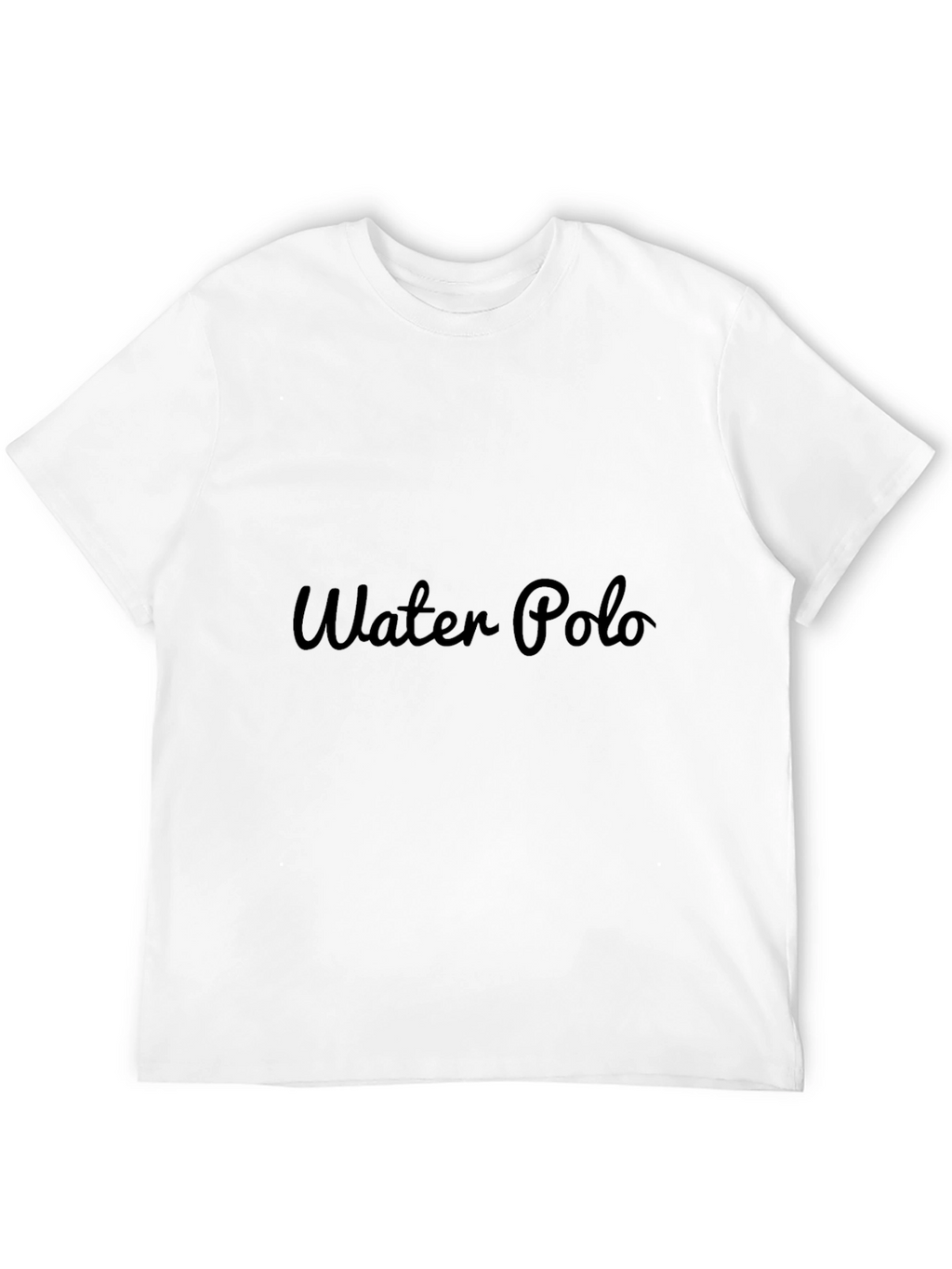 Mens Black Water Polo Graphic Tee