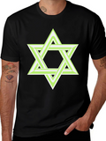 Geometric Star T-Shirt - Stylish Graphic Tee