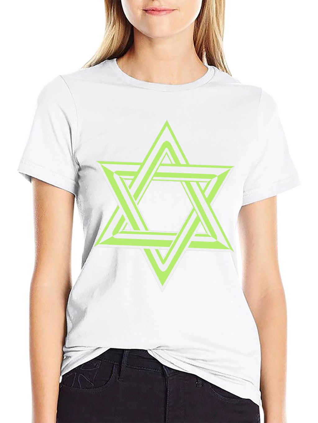 Geometric Star T-Shirt - Stylish Graphic Tee