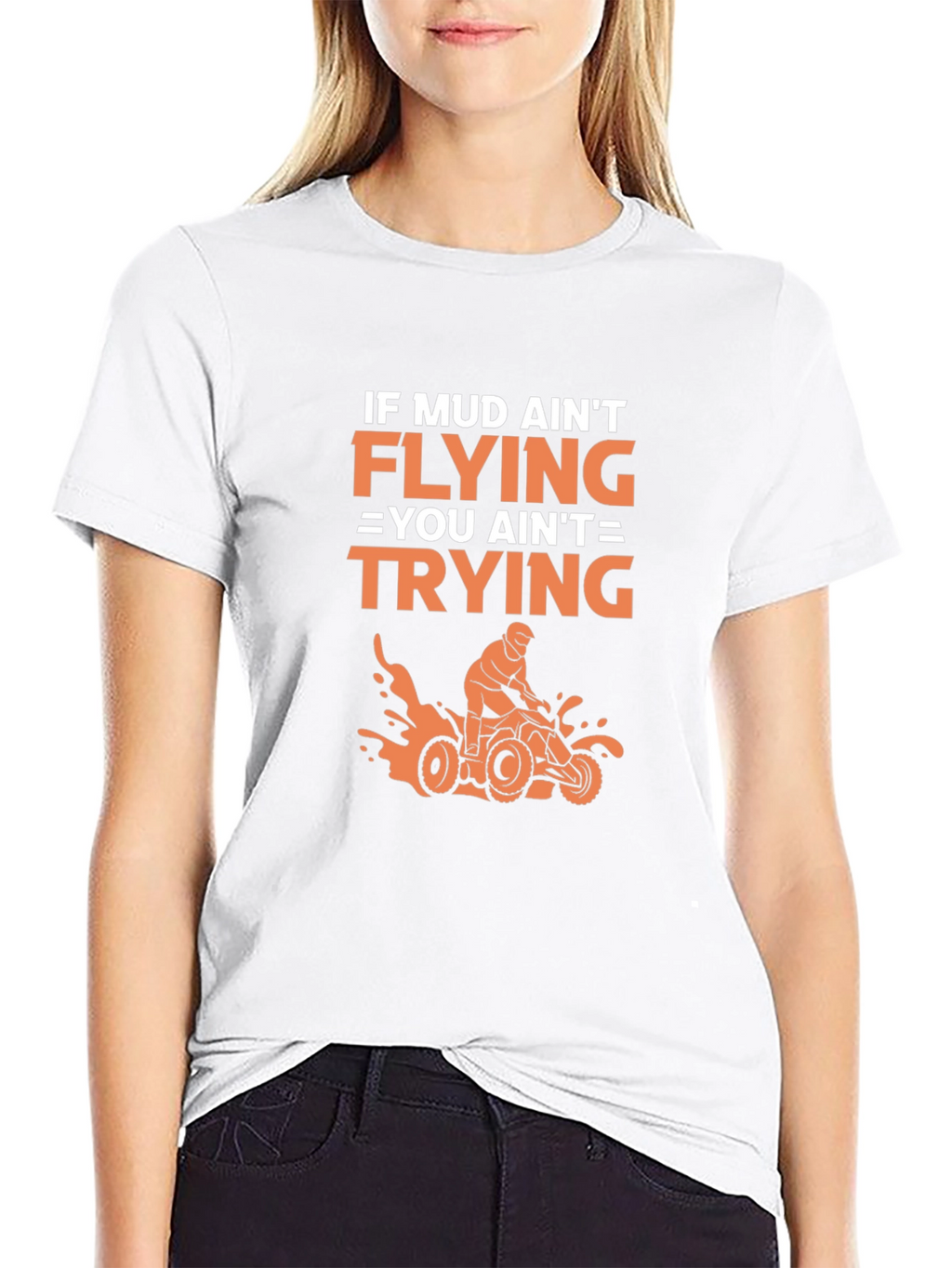 Mud Aint Flying ATV T-Shirt: Off-Road Adventure Style