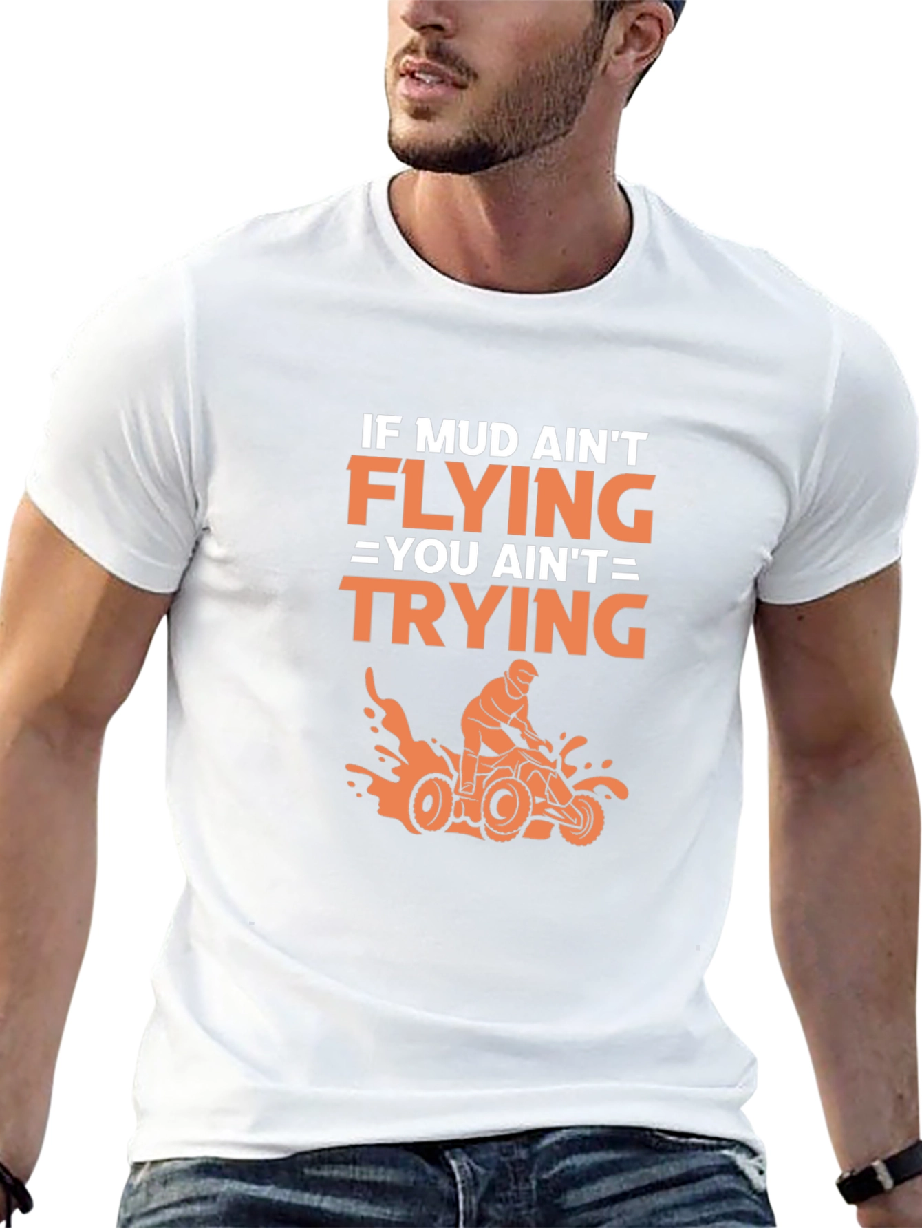Mud Aint Flying ATV T-Shirt: Off-Road Adventure Style