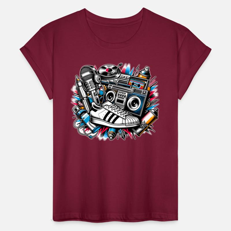 AI 1980s Hip Hop Collage