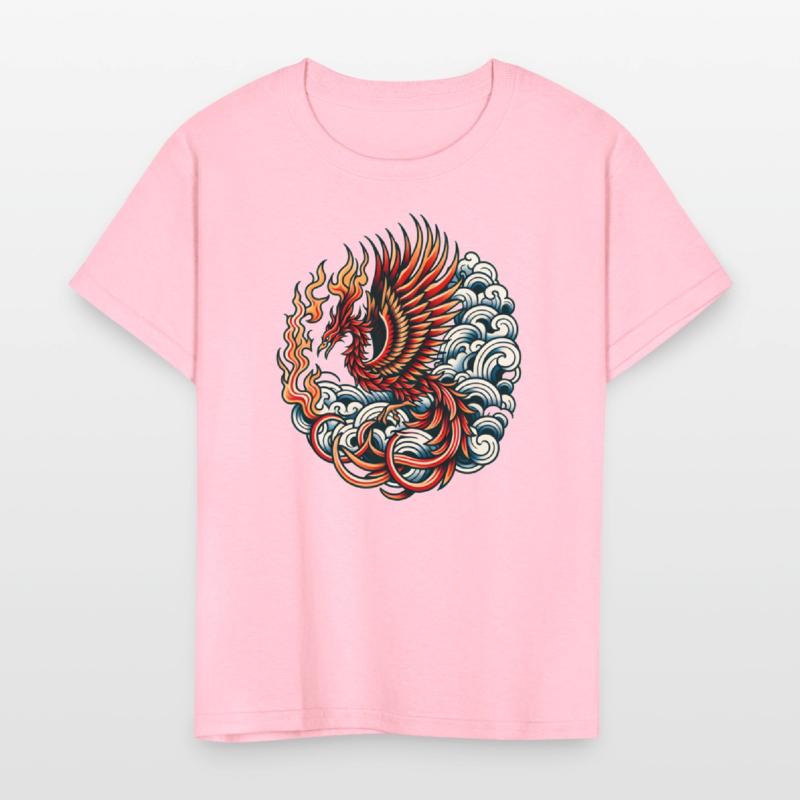 AI Phoenix on Fire Crazy Cool Kids