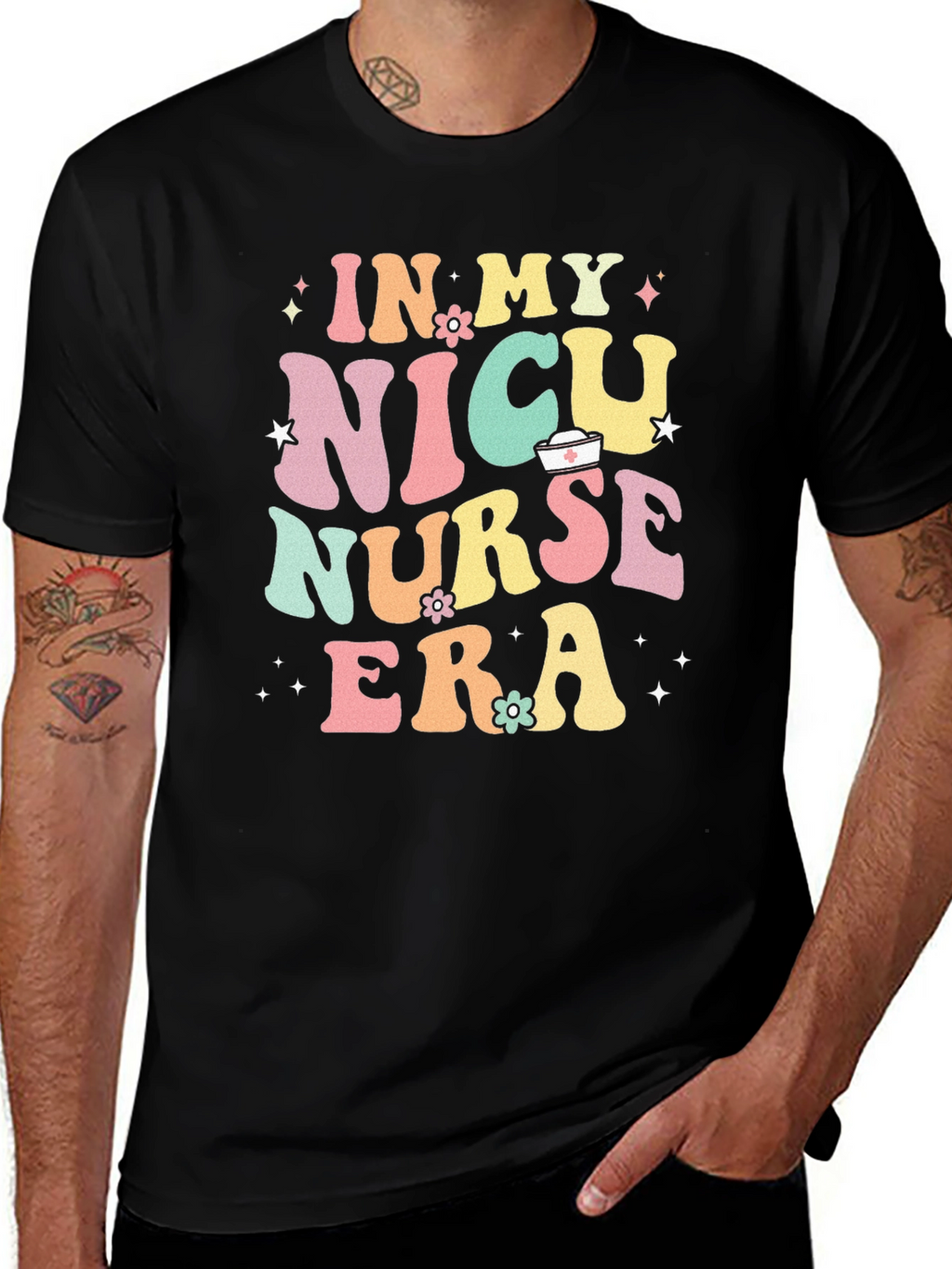 NICU Nurse Era Graphic T-Shirt