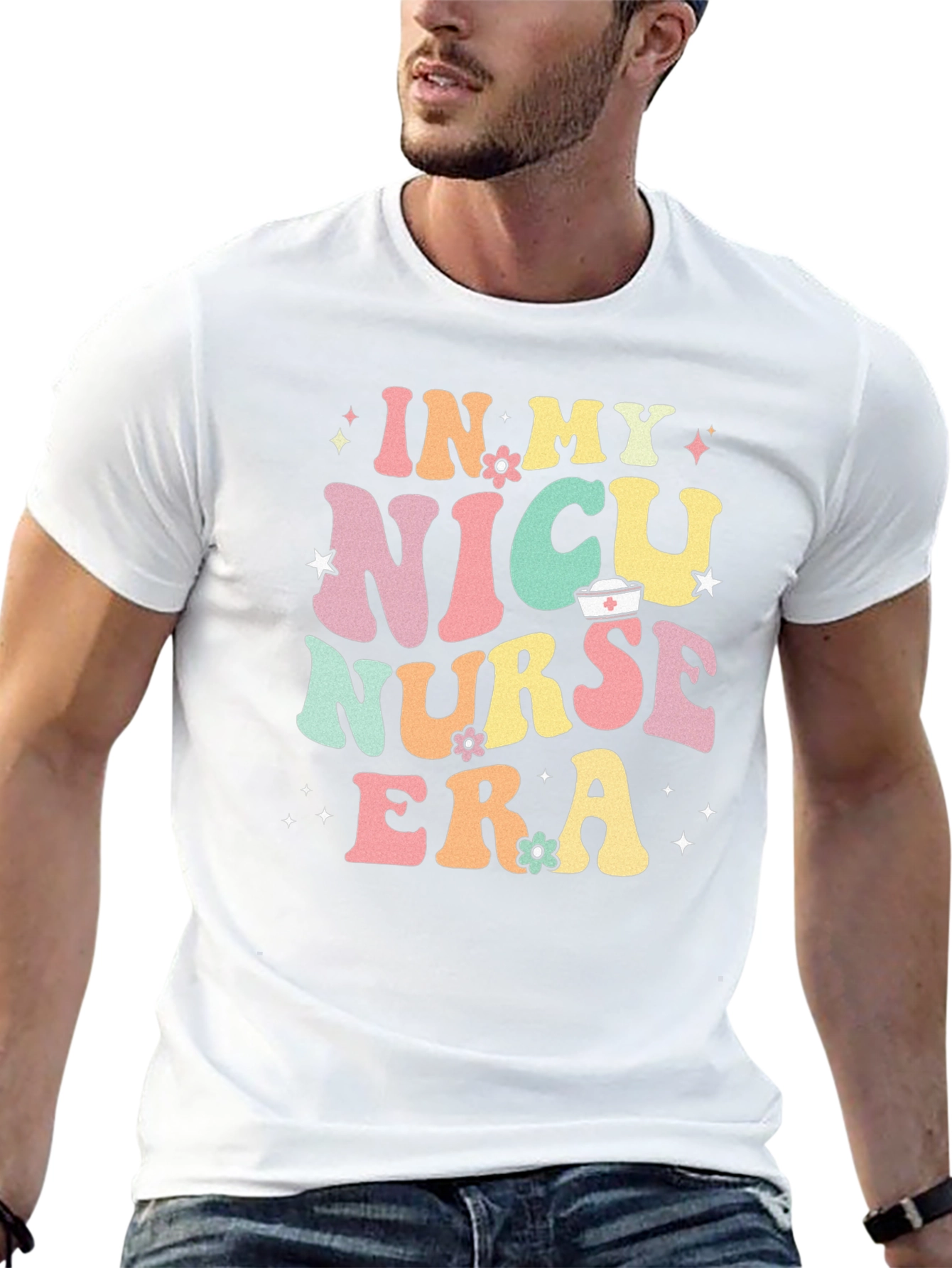 NICU Nurse Era Graphic T-Shirt