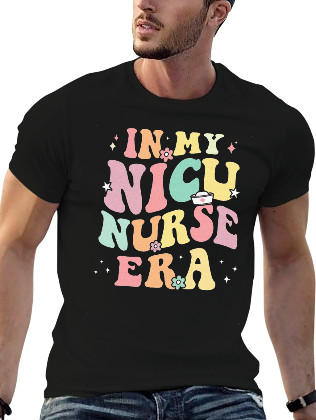 NICU Nurse Era Graphic T-Shirt
