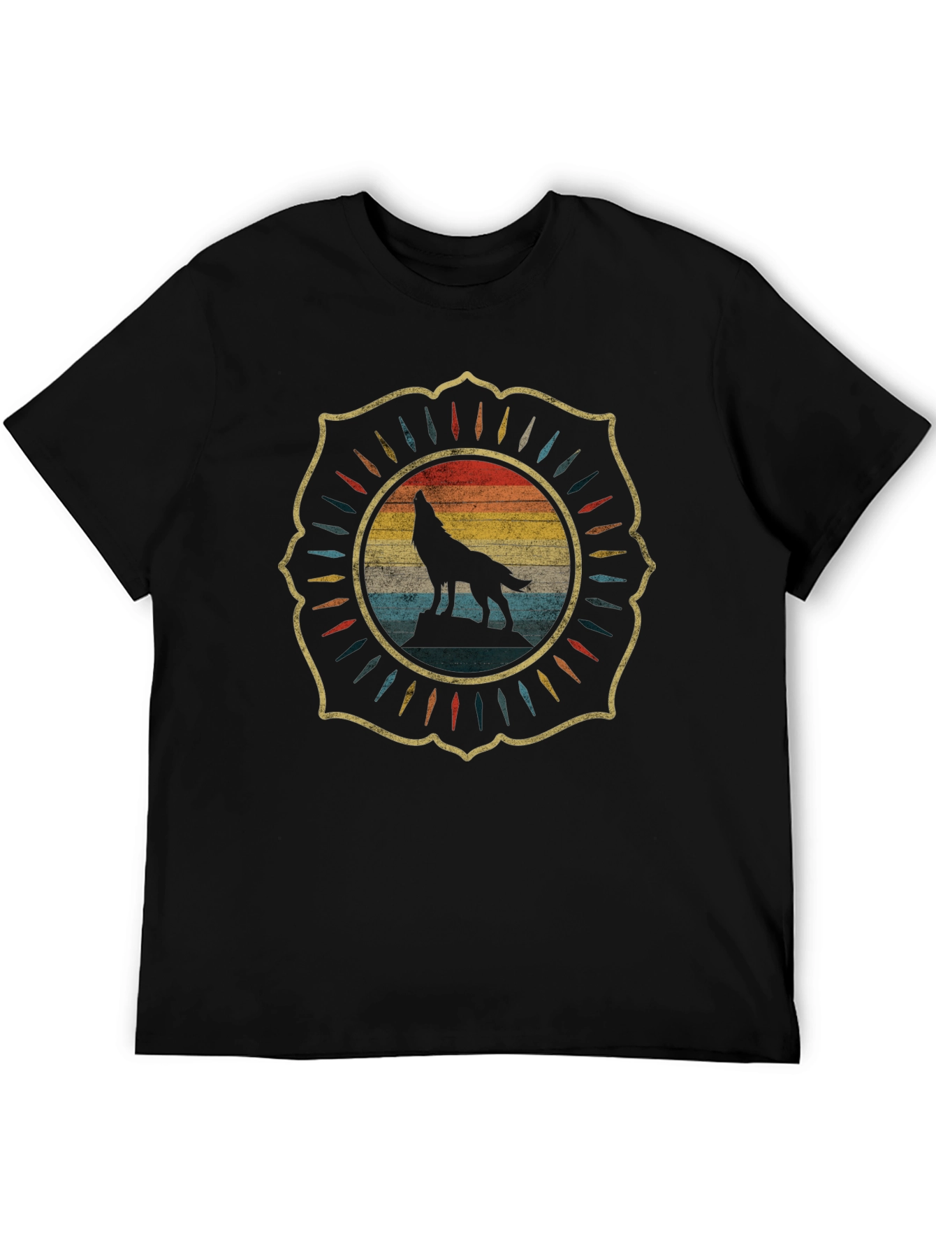 Vintage Howling Wolf Graphic Tee