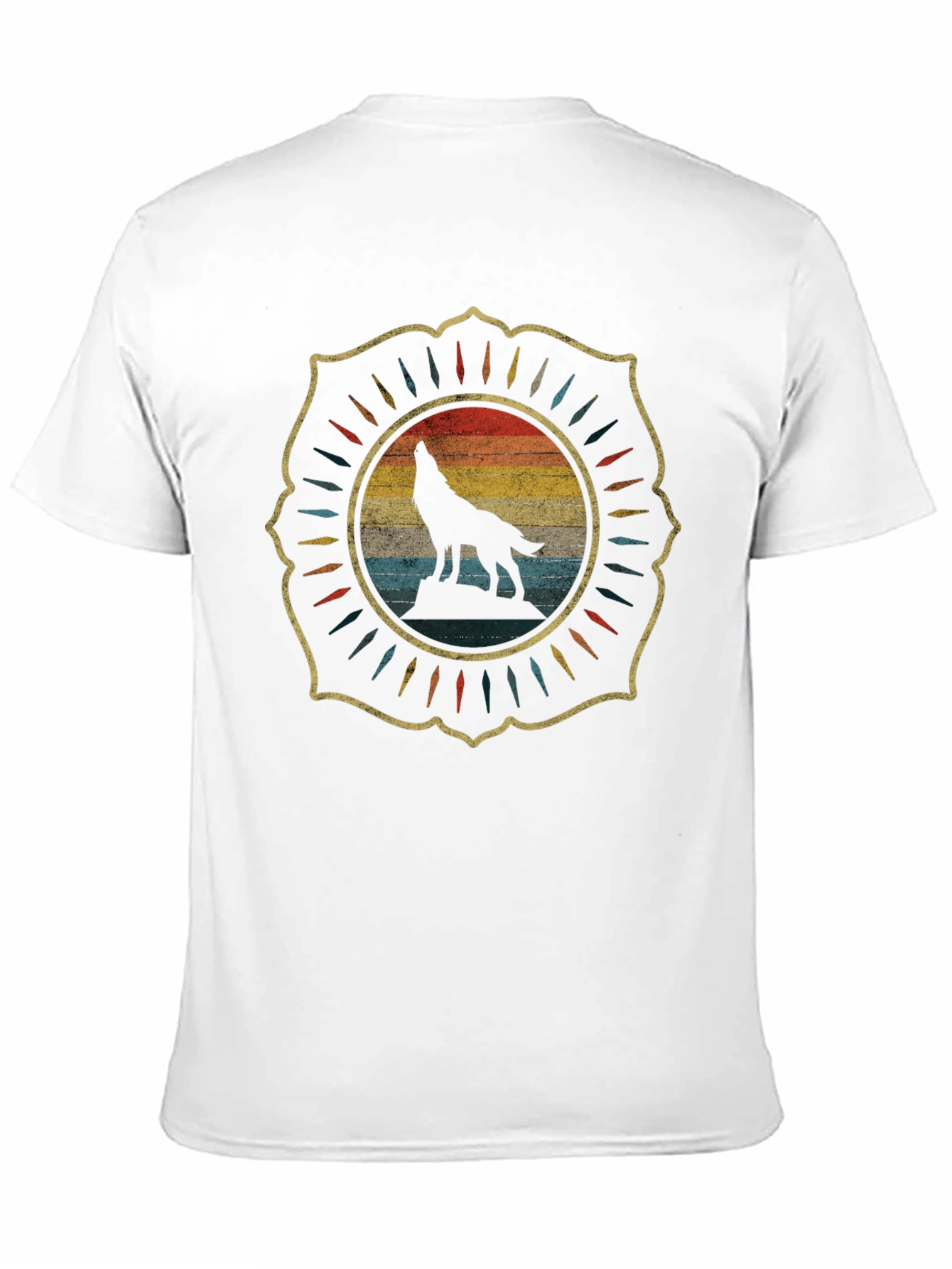 Vintage Howling Wolf Graphic Tee