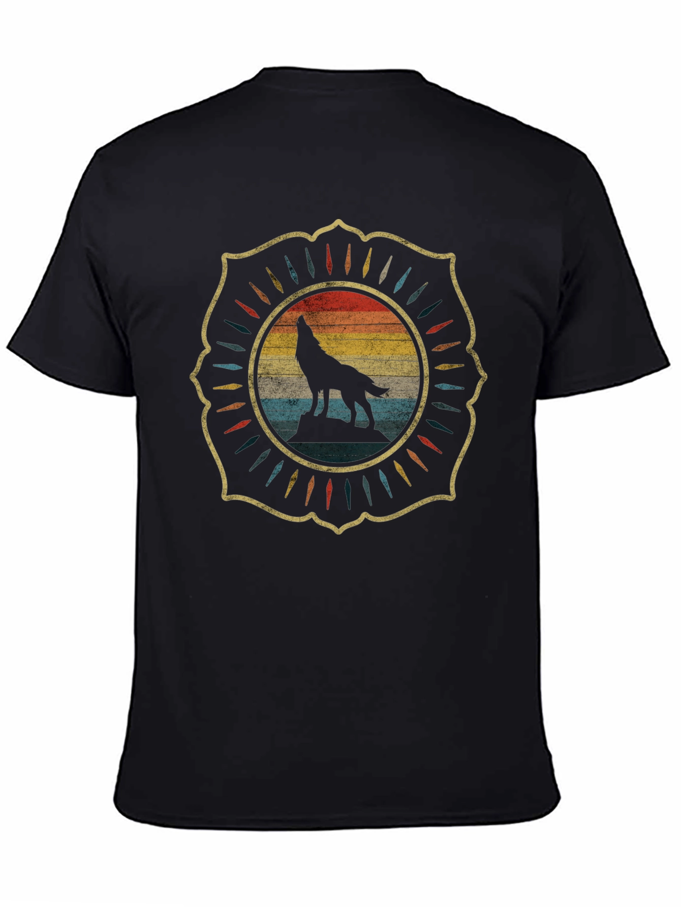 Vintage Howling Wolf Graphic Tee