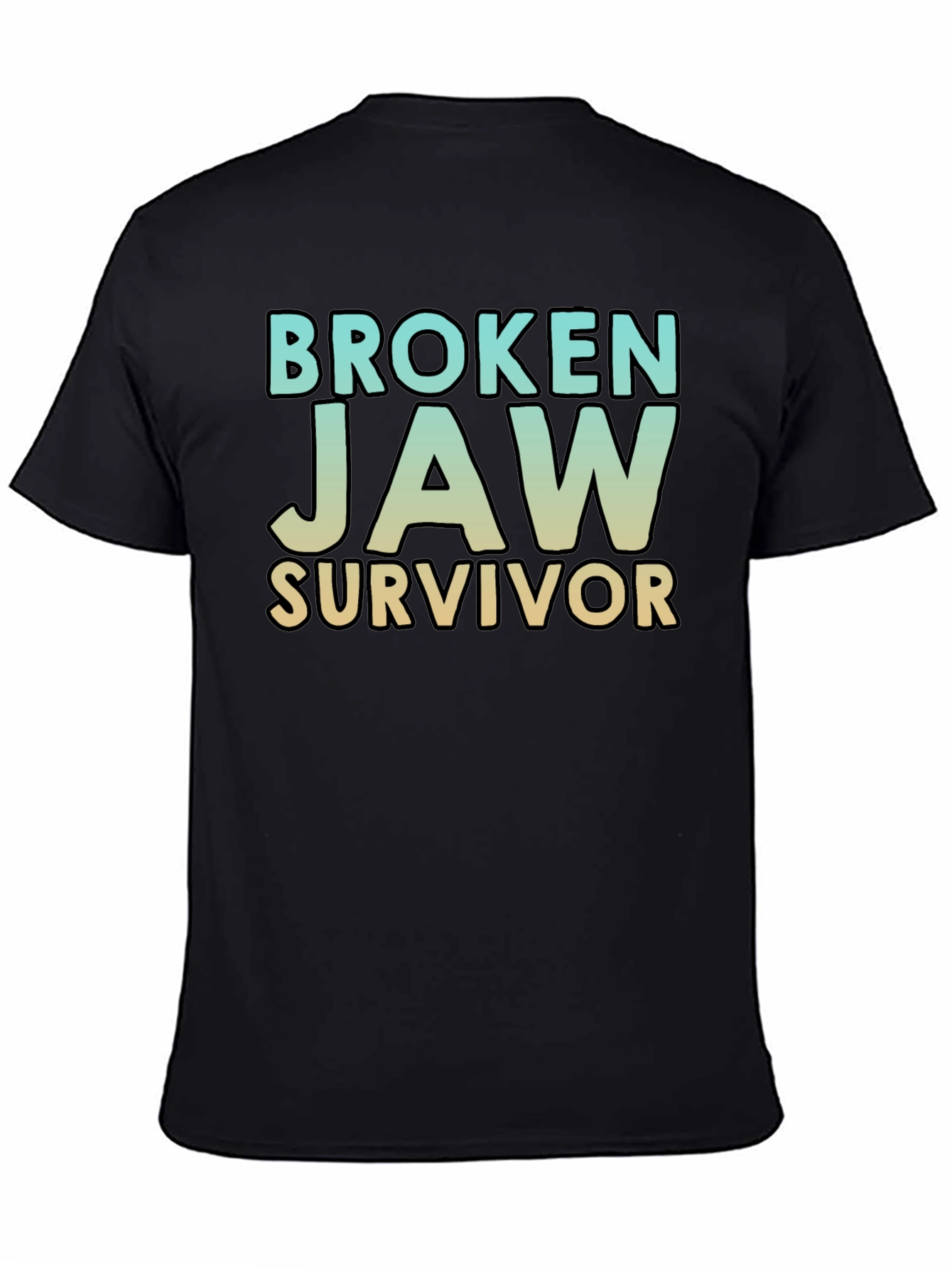 Broken Jaw Survivor T-Shirt - Black Graphic Tee