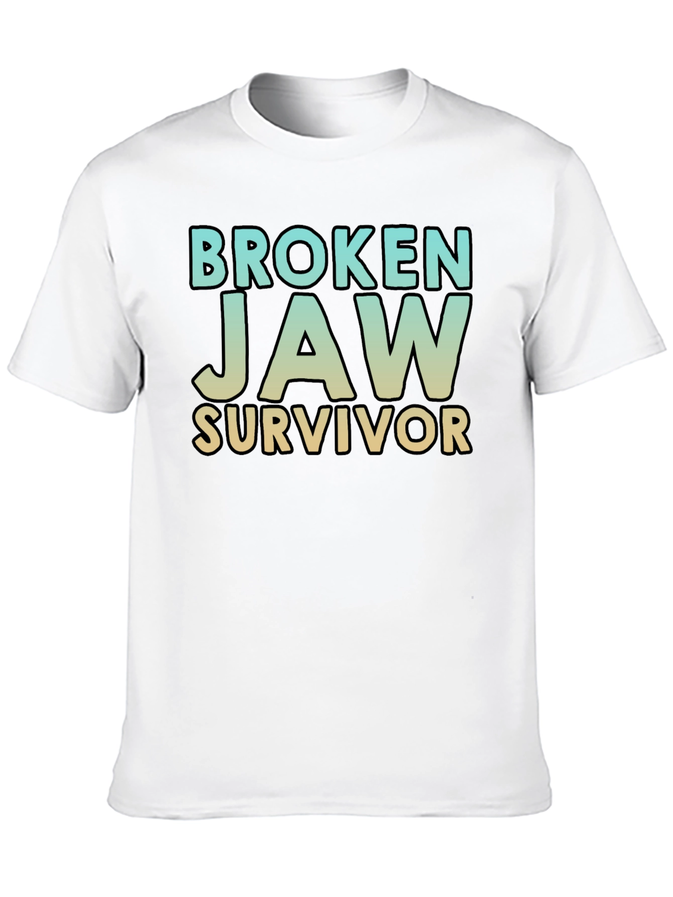 Broken Jaw Survivor T-Shirt - Black Graphic Tee
