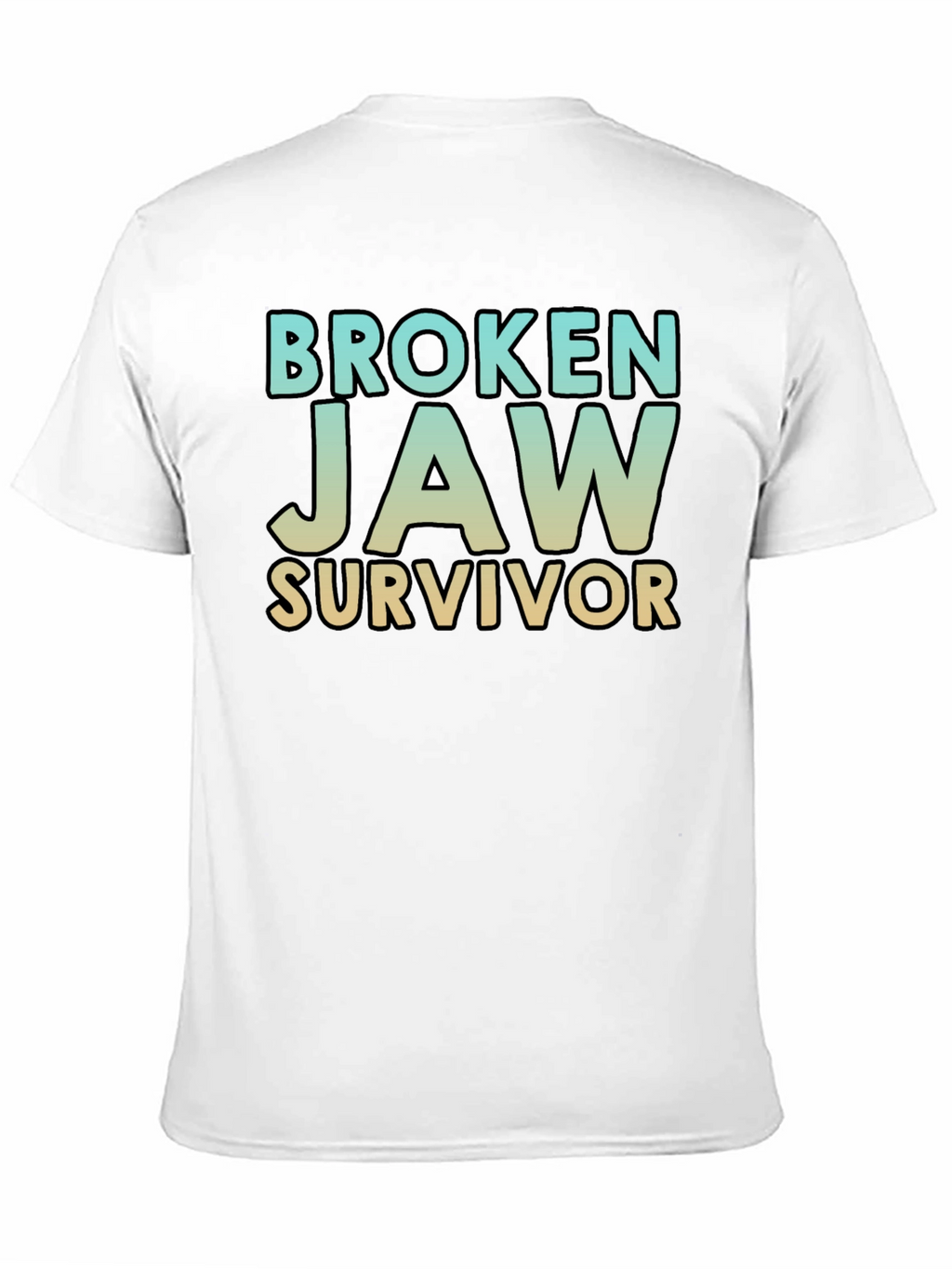 Broken Jaw Survivor T-Shirt - Black Graphic Tee