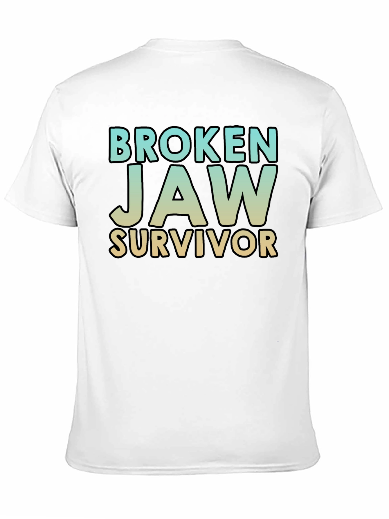 Broken Jaw Survivor T-Shirt - Black Graphic Tee