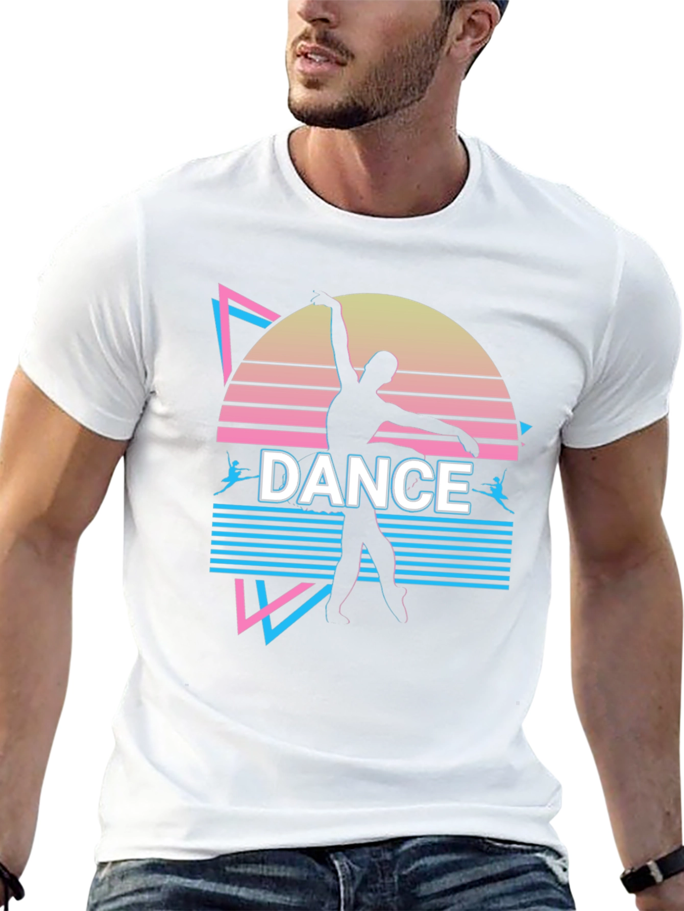 Retro Dance Silhouette Graphic Tee