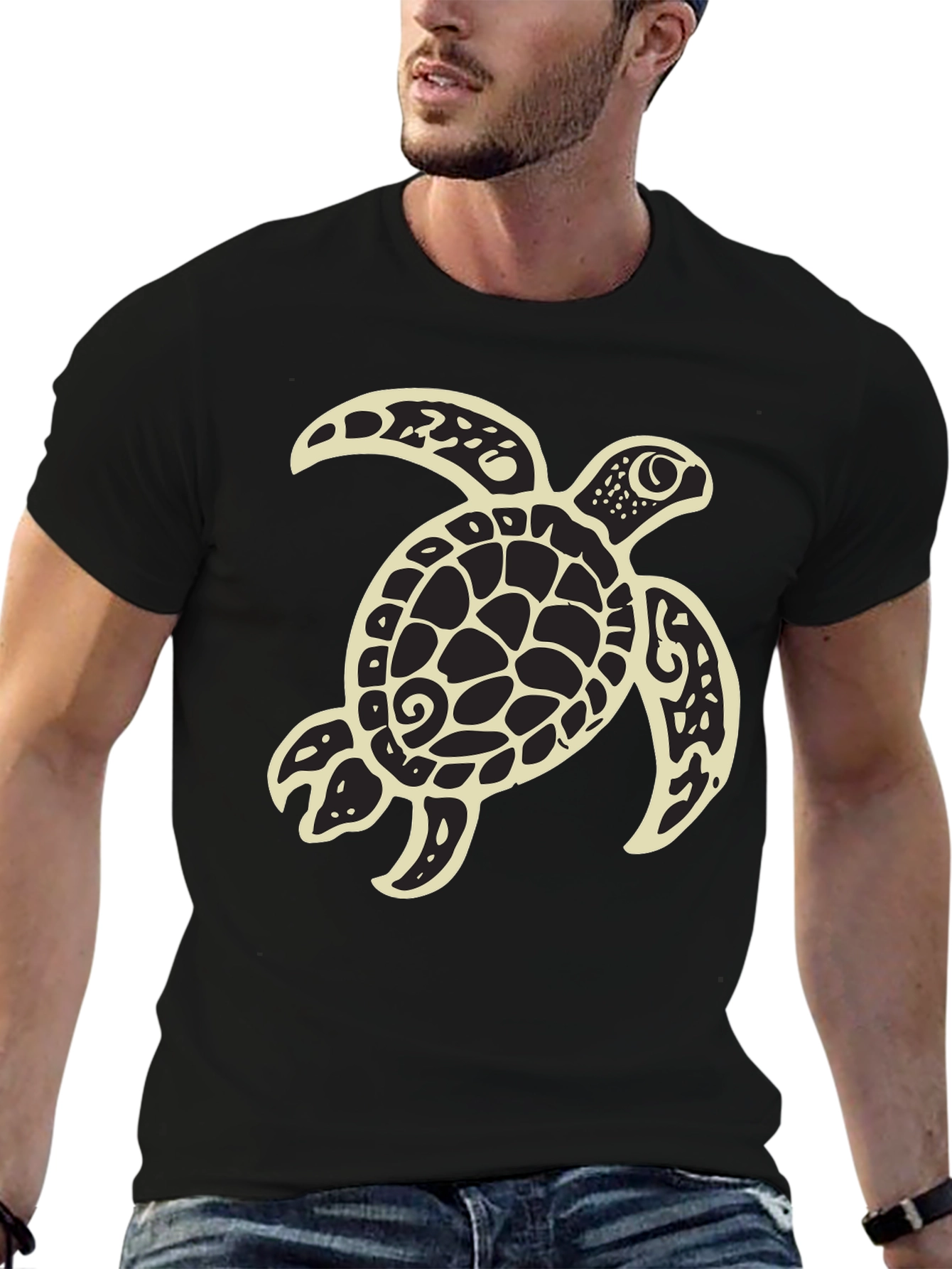 Black Turtle Graphic Tee