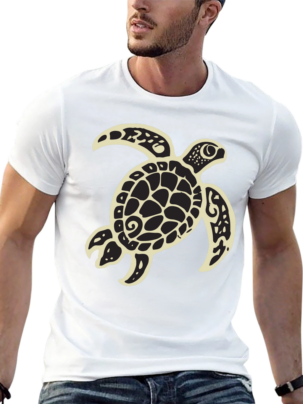 Black Turtle Graphic Tee