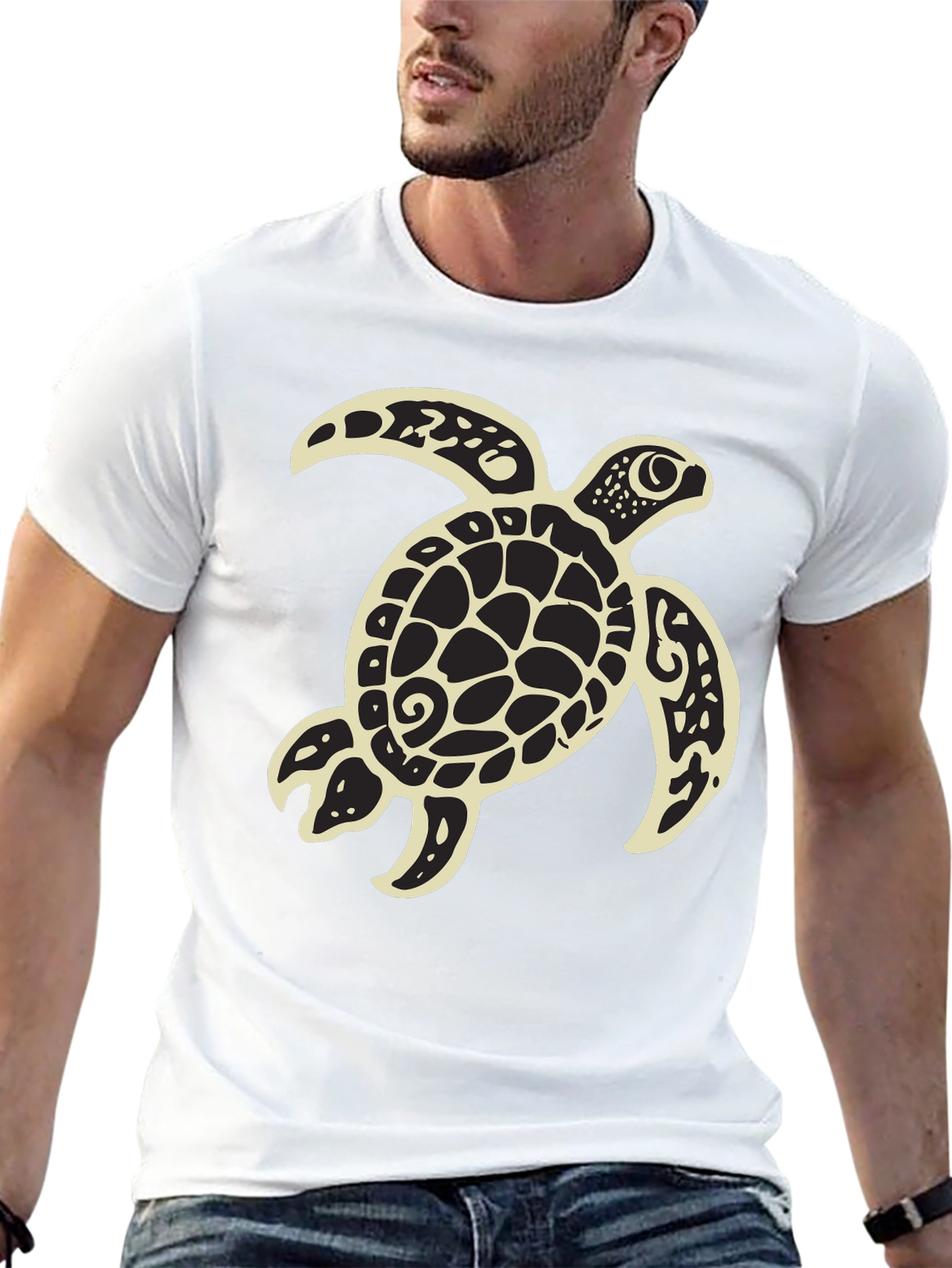 Black Turtle Graphic Tee