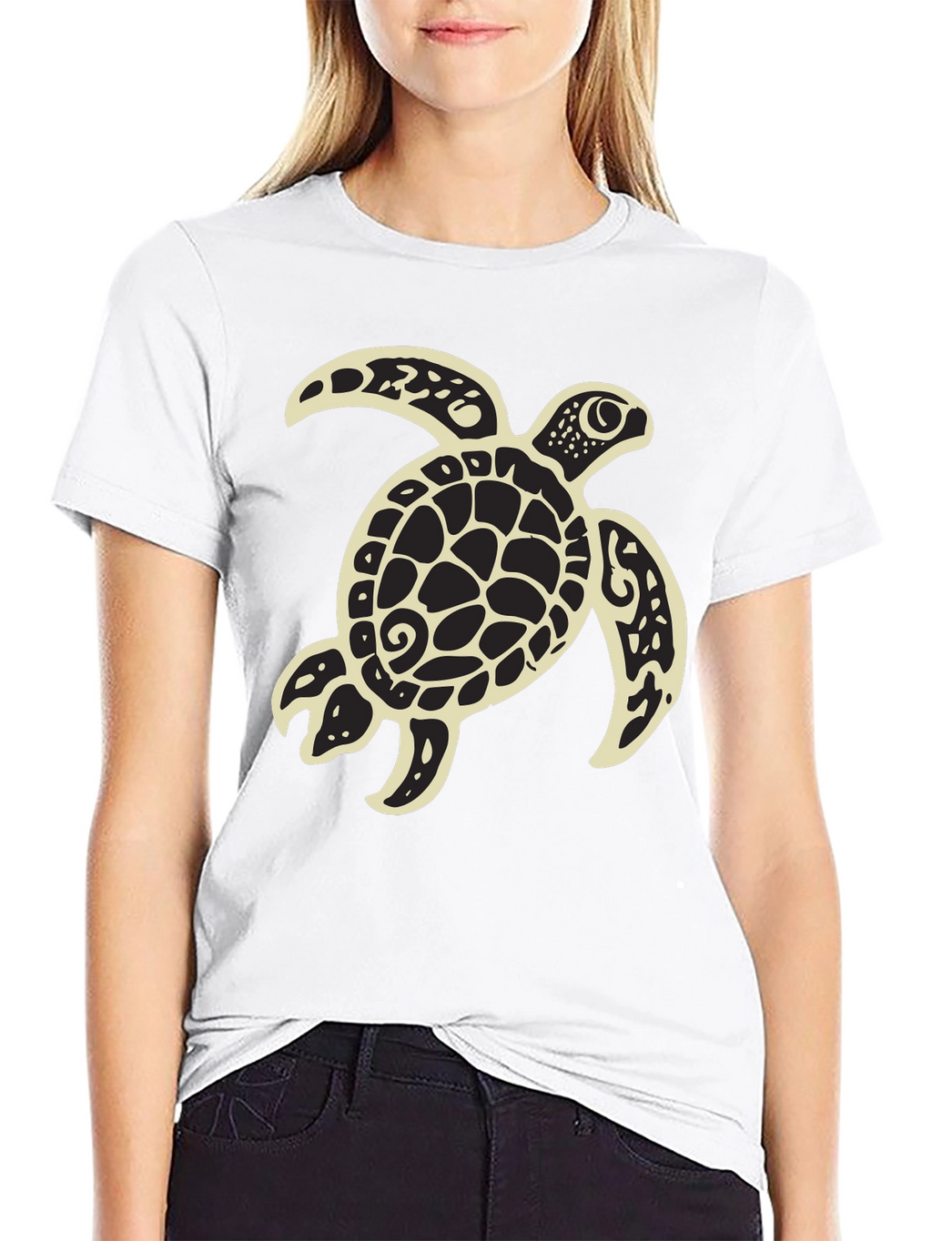 Black Turtle Graphic Tee