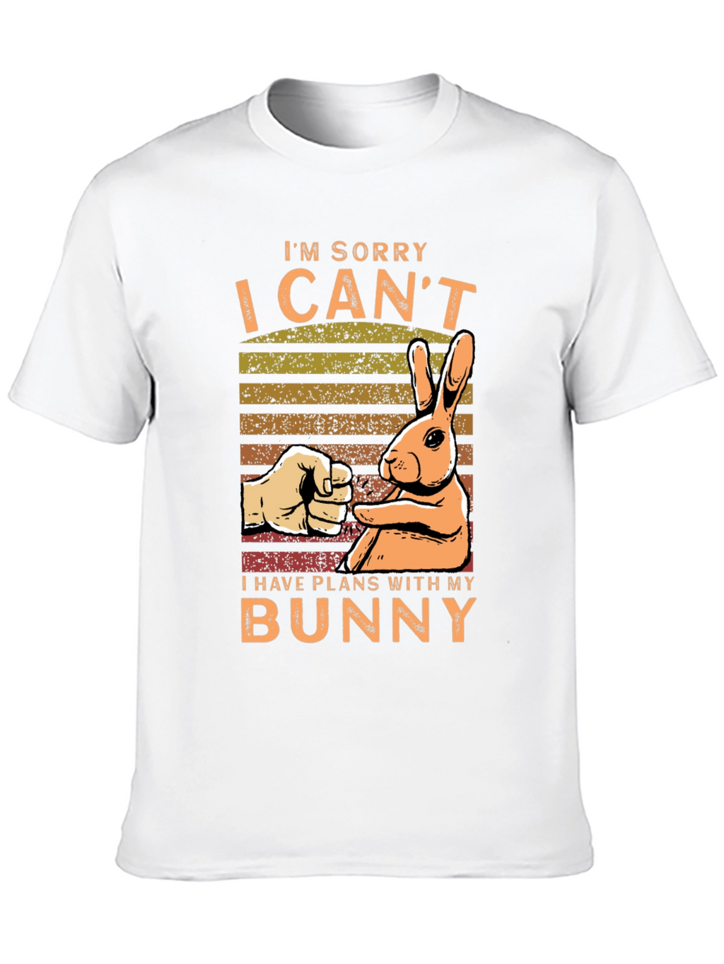 Bunny Plans Graphic Tee - Mens Black T-Shirt