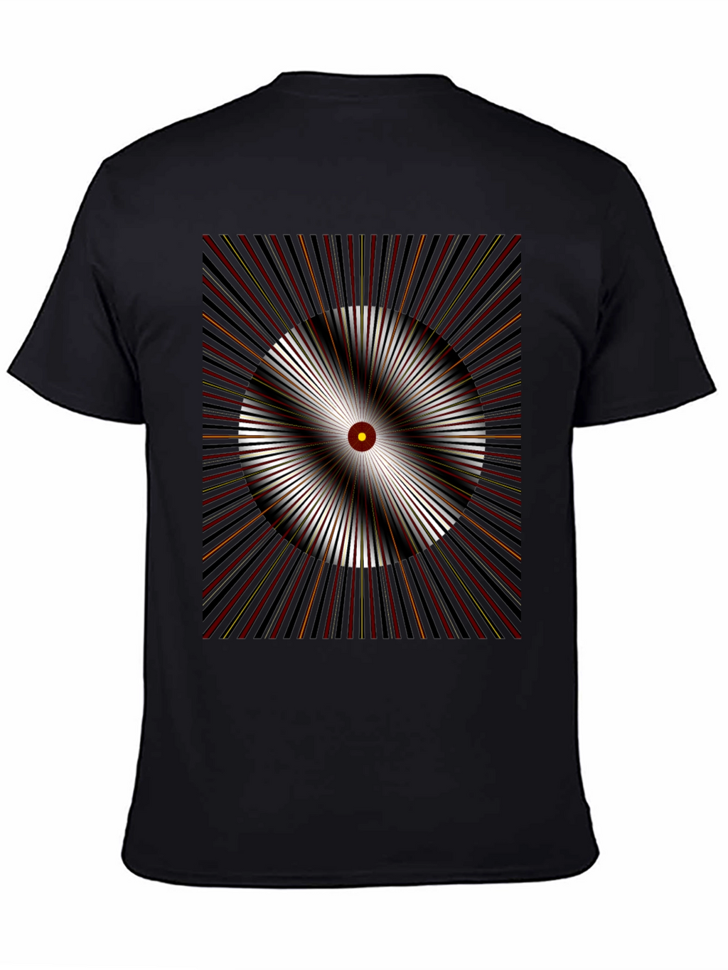 Optical Illusion T-Shirt - Black Graphic Tee