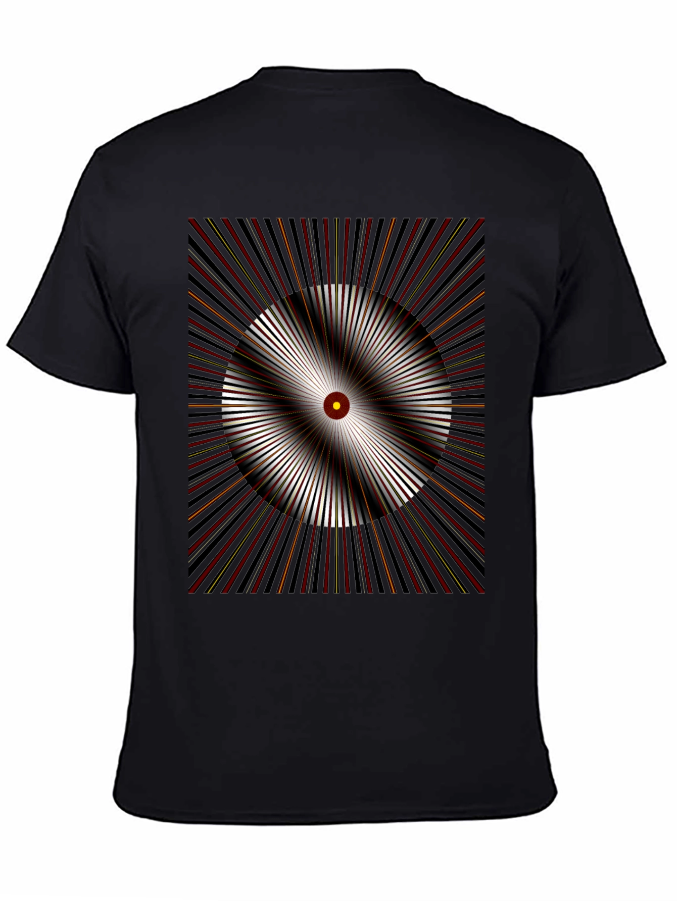 Optical Illusion T-Shirt - Black Graphic Tee