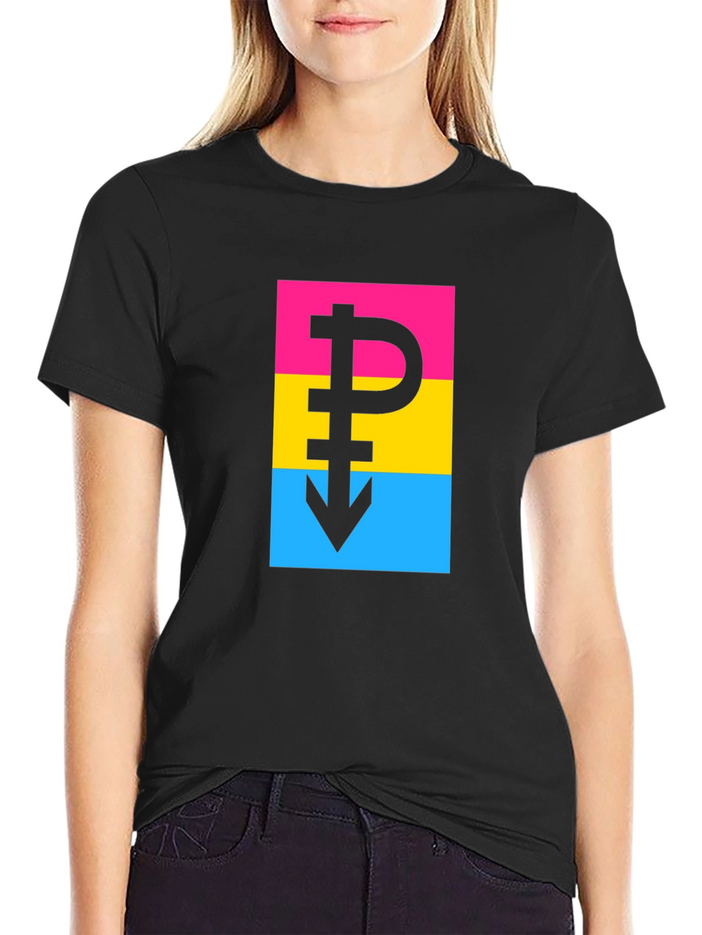 Pansexual Pride T-Shirt - Bold Symbol Design