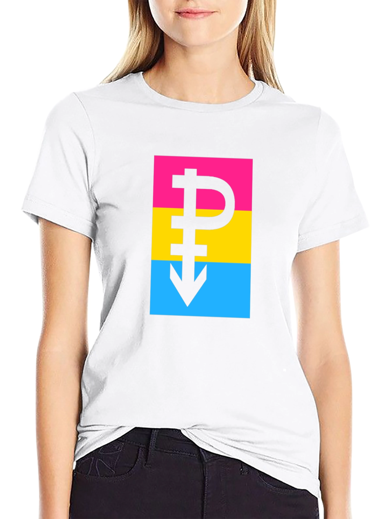 Pansexual Pride T-Shirt - Bold Symbol Design