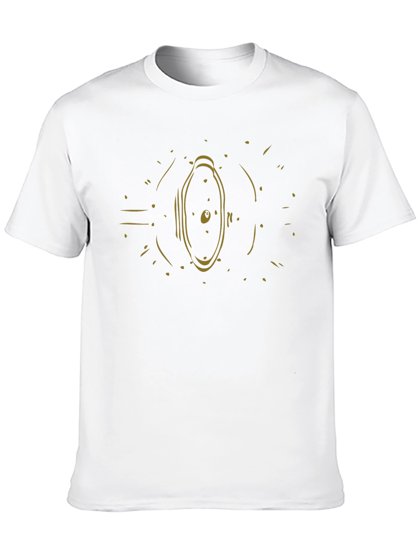 Abstract Graphic Black T-Shirt - Modern Design