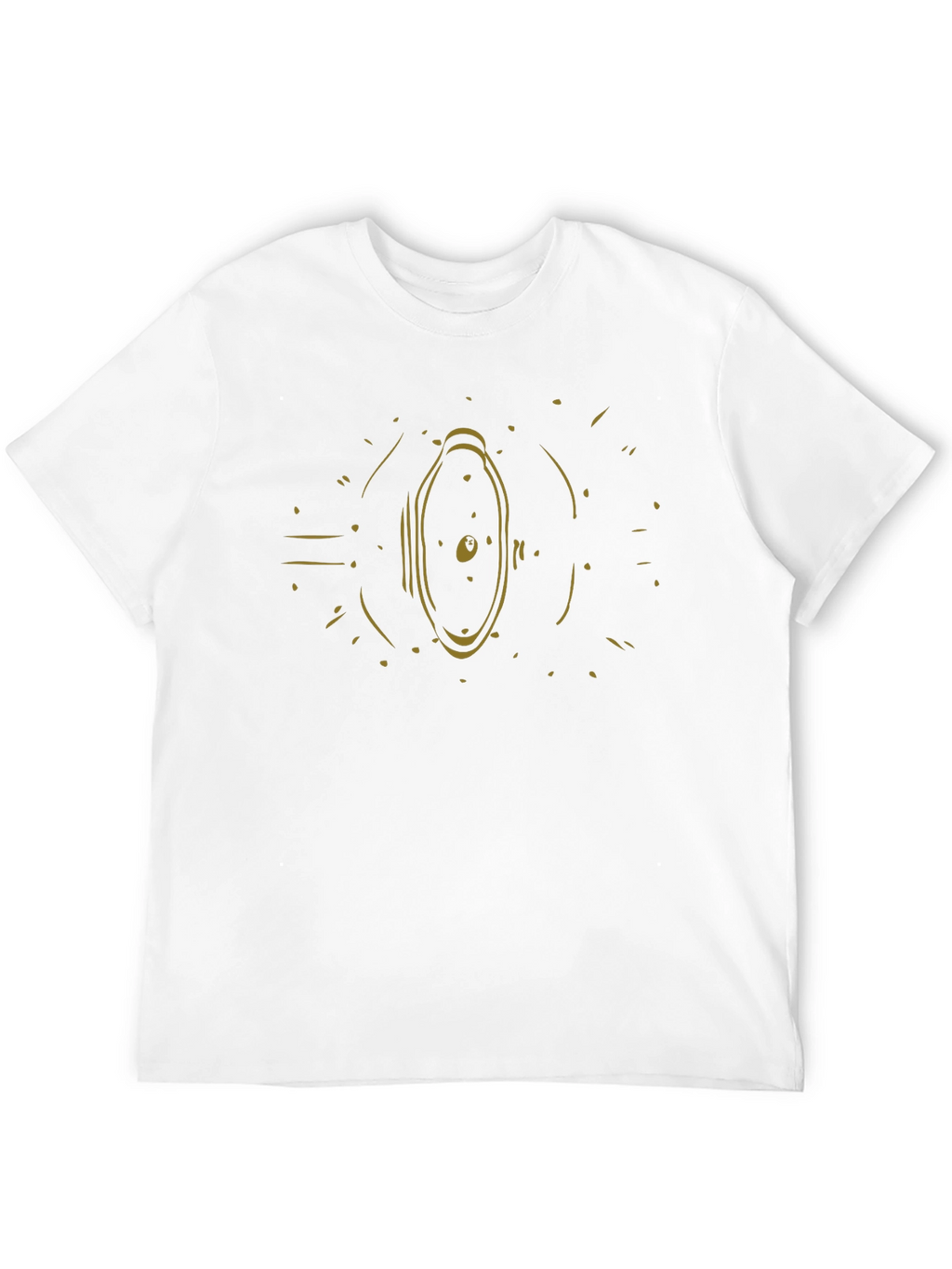 Abstract Graphic Black T-Shirt - Modern Design