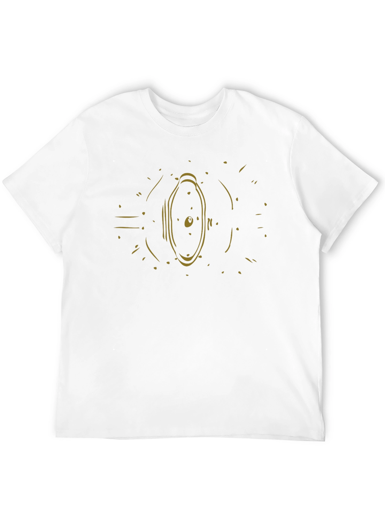Abstract Graphic Black T-Shirt - Modern Design