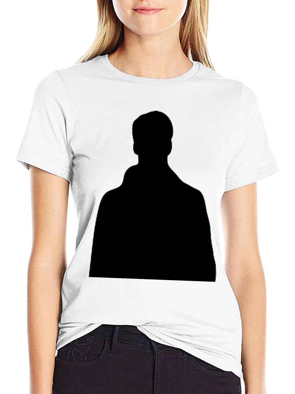 Mens Black Crew Neck Short Sleeve T-Shirt