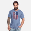 Alaska Home State AK American Flag Retro Design
