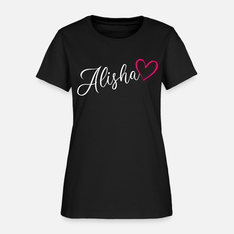 Alisha Name Pink Heart