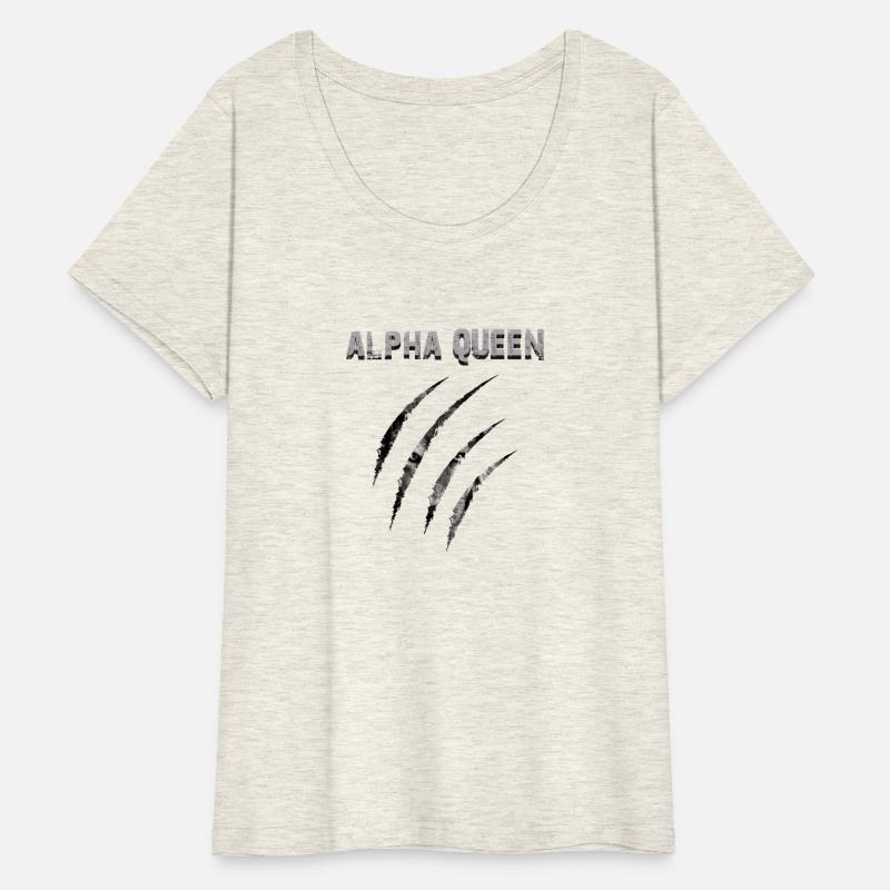 Alpha Queen | wolf appears through traces of claws