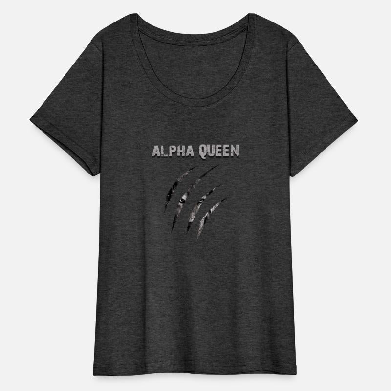 Alpha Queen | wolf appears through traces of claws